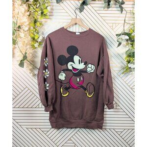 ZARA Disney GIRL'S Sweater Dress Long sleeve Graphic Mickey Mouse Size 13/14
